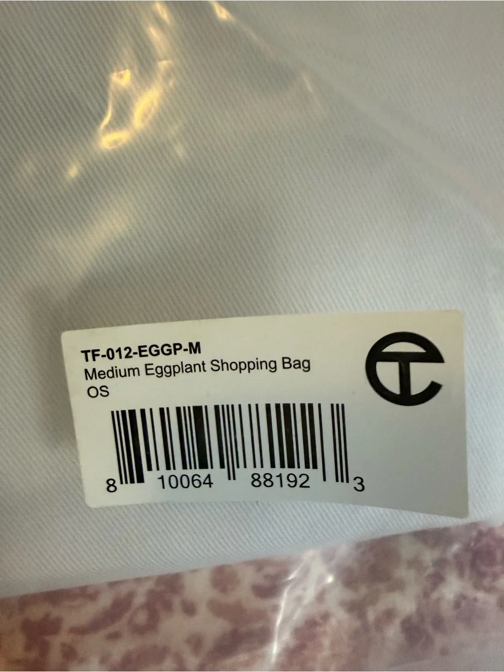 Telfar Medium Shopping Bag in eggplant